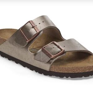 Birkenstock Arizona in Birko-Flor Graceful Taupe